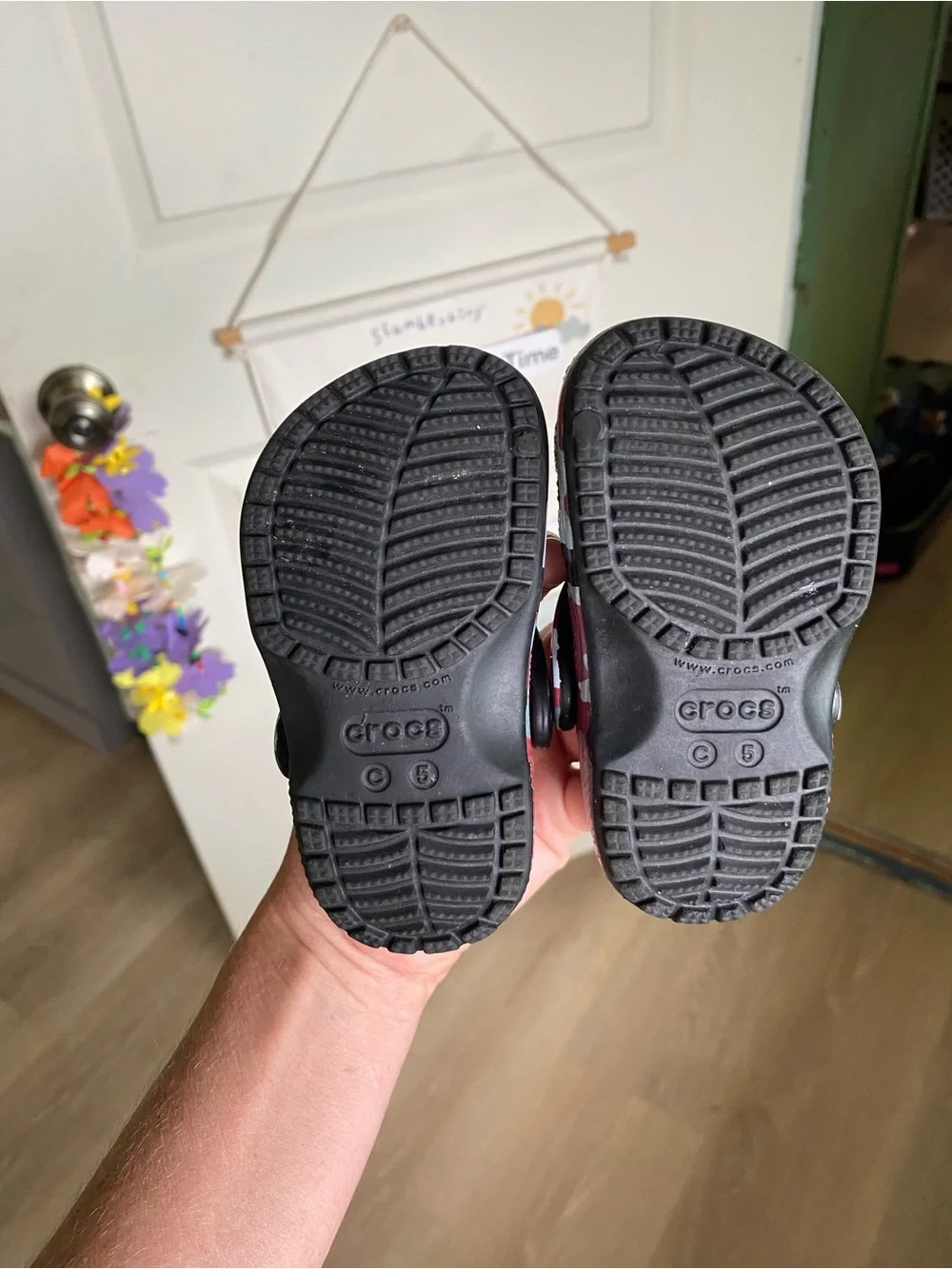 Baby Camo Crocs - Size 5